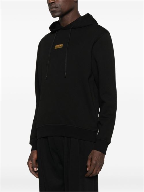 Felpa uomo con placca logata Versace jeans Couture | 79GAIT07CF01TG89